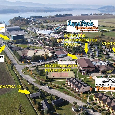 Chatky 101 A 411 Tatralandia Liptovský Mikuláš Εξωτερικό φωτογραφία